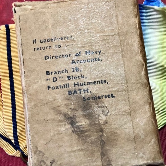 WW2 English Navy Medal Group 3